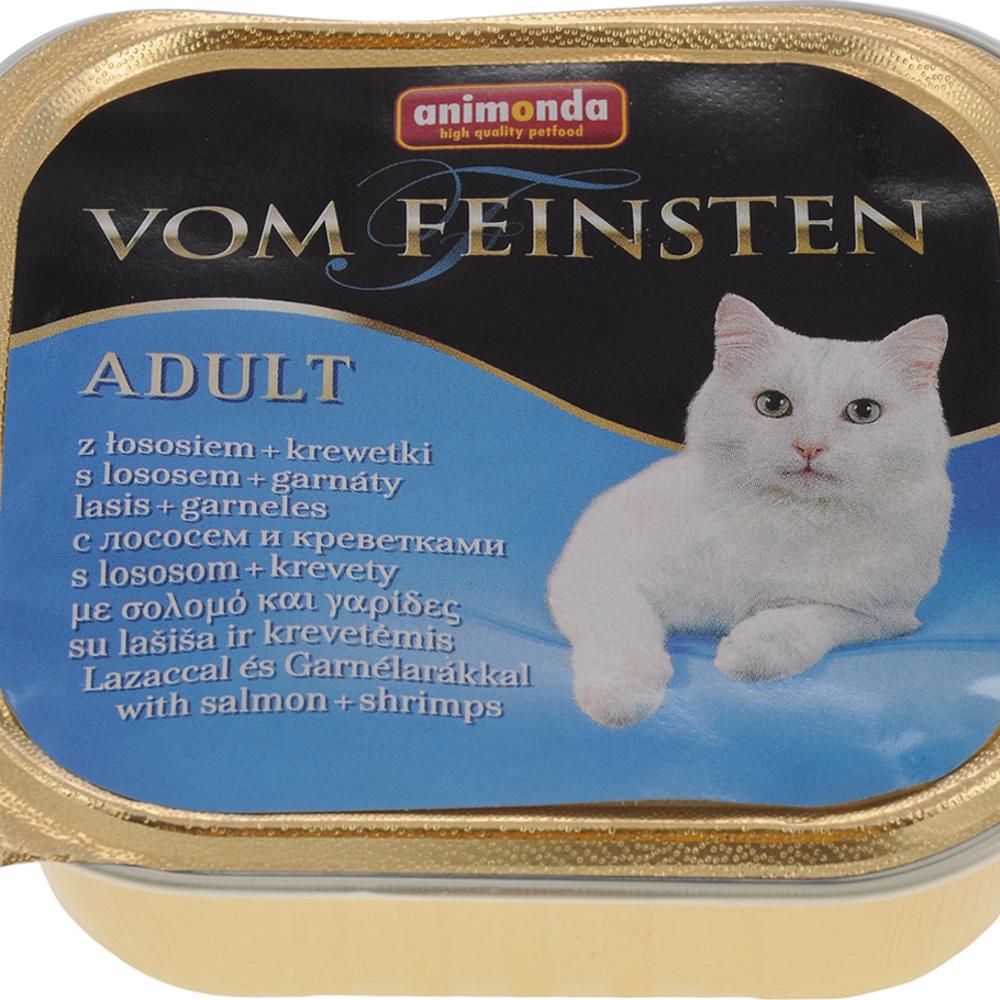 ANIMONDA CAT 100 г VOM FEINS с лососем и креветкой  изображение