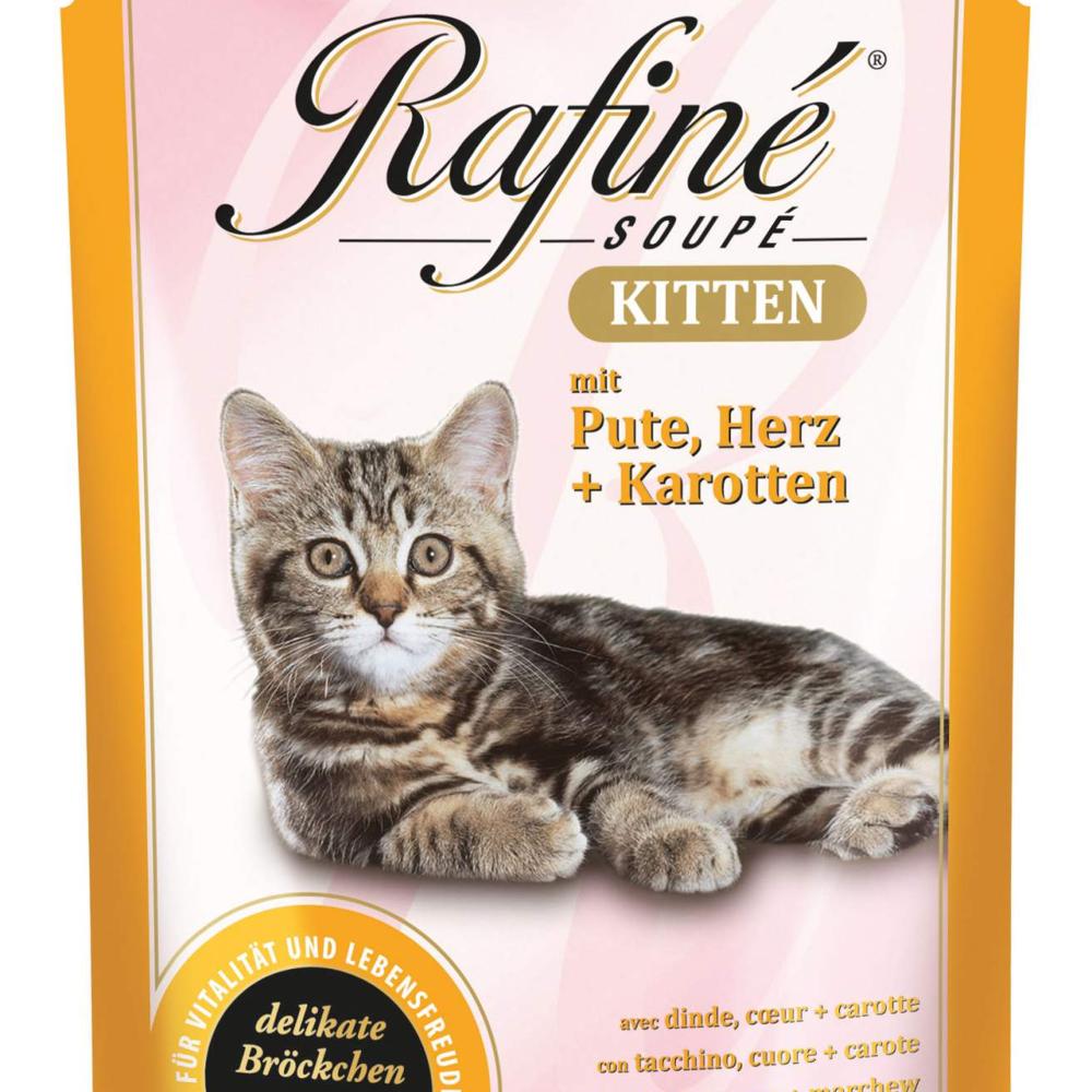 ANIMONDA CAT 100gr RAFINE KITTEN  с индейкой, сердцем и морковью изображение