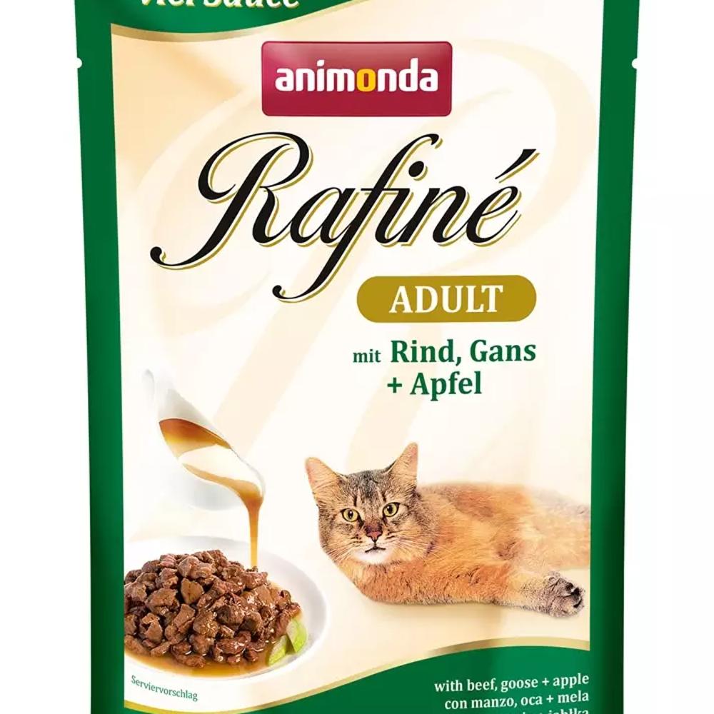 ANIMONDA CAT 100gr RAFINE  с лососем и креветками в соусе из трав изображение