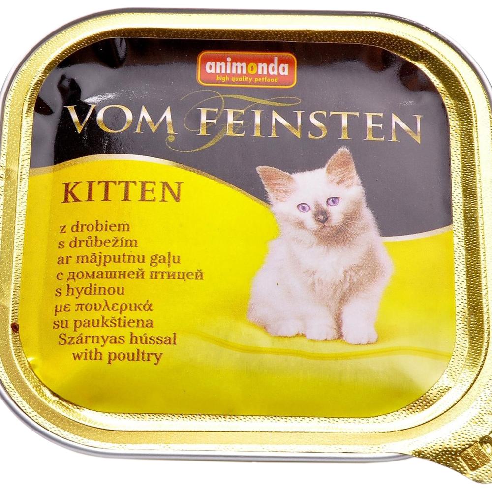 ANIMONDA CAT 100gr VOM FEINS KITTEN с домашней птицей изображение