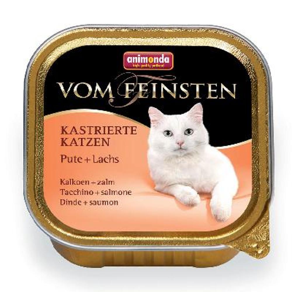 ANIMONDA CAT 100gr VOM FEINS NEUTERED с индейкой и лососем изображение