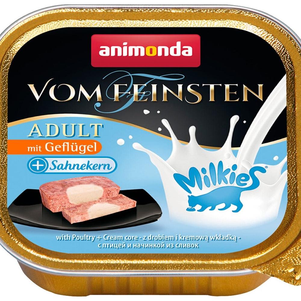 ANIMONDA CAT 100gr VOM FEINS с домашней птицей и кремовой начинкой  изображение