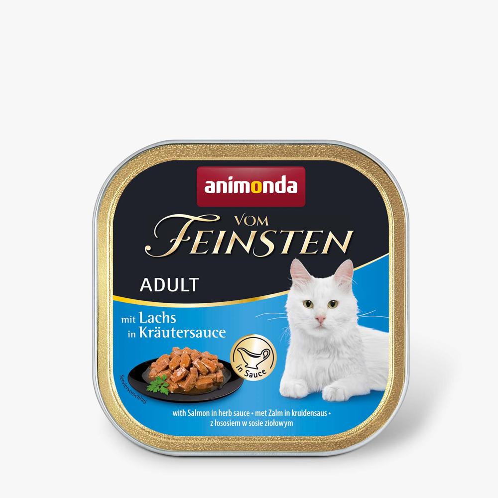 ANIMONDA CAT 100gr VOM FEINS salmon in herb sauce изображение