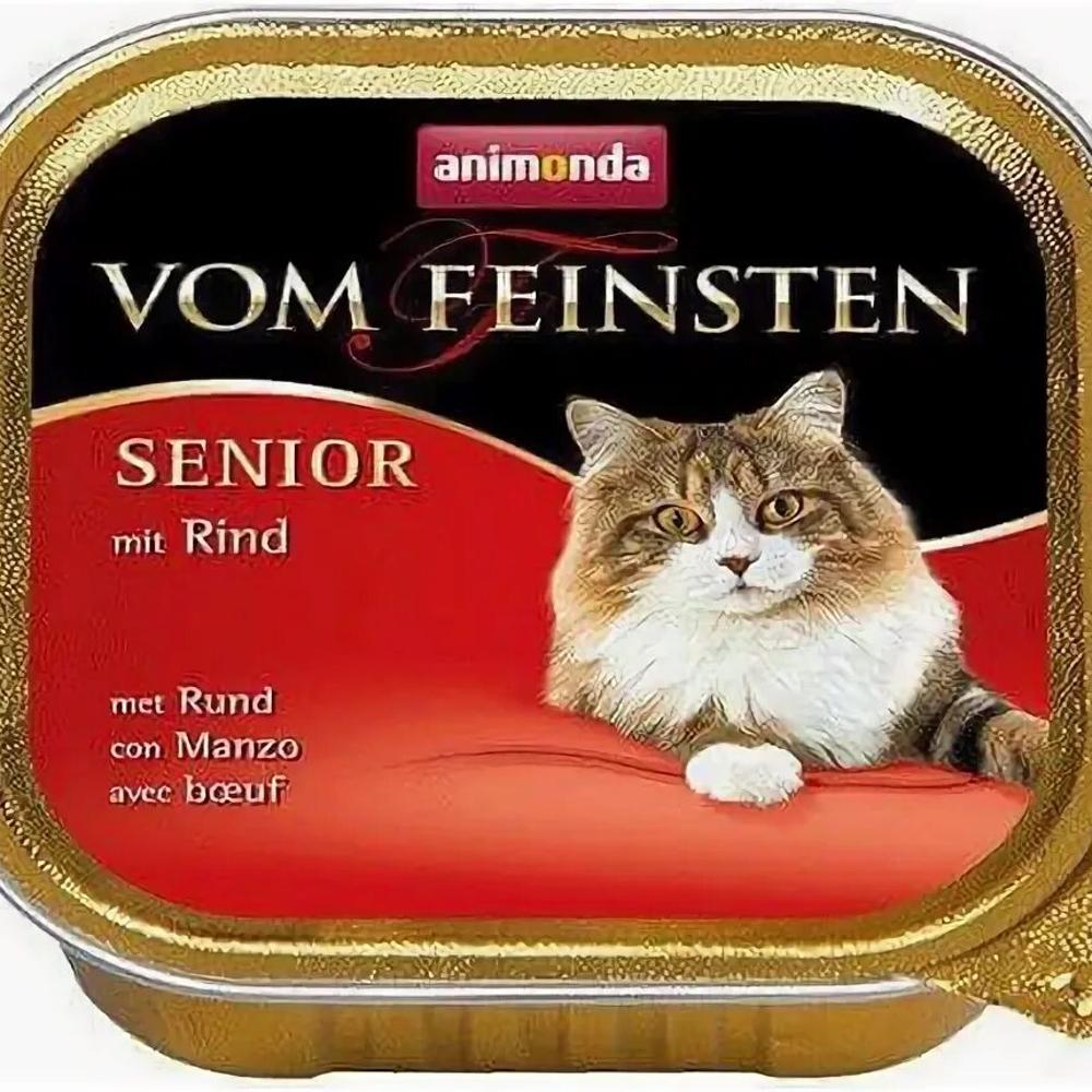 ANIMONDA CAT 100gr VOM FEINS SENIOR с говядиной изображение
