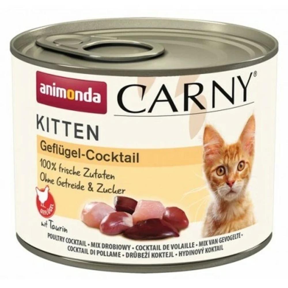 ANIMONDA CAT 200gr CARNY KITTEN коктейль птицы изображение