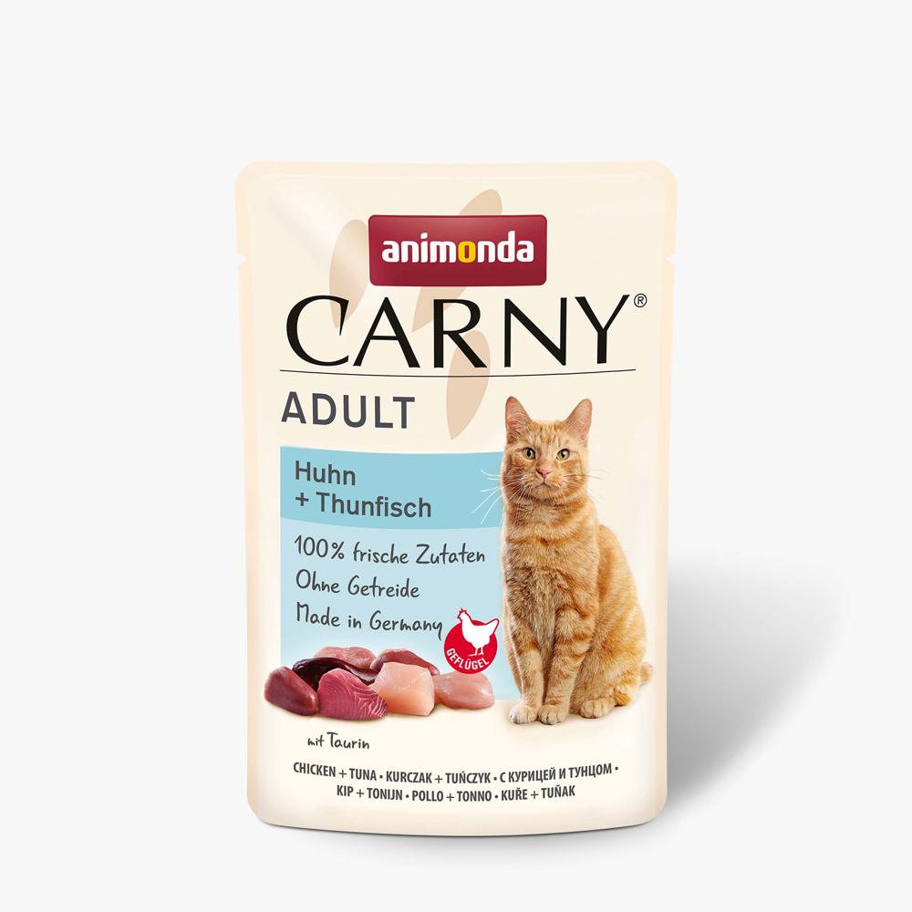 ANIMONDA CAT 85gr CARNY ADULT курица тунец