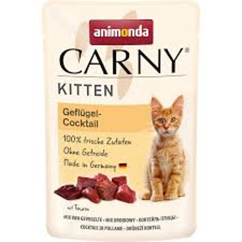ANIMONDA CAT 85gr CARNY KITTEN коктейль из птицы изображение