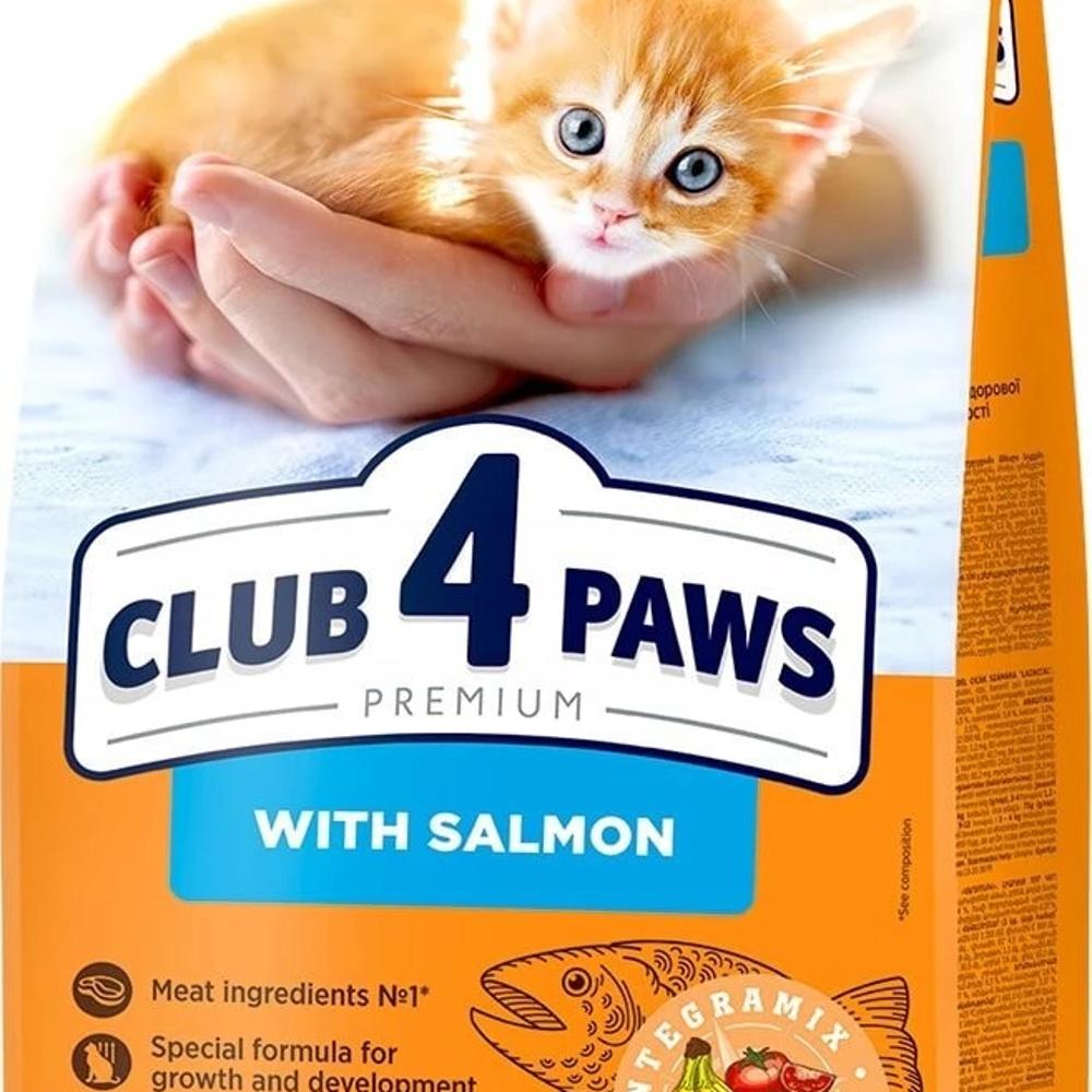 CLUB 4 LAPA сухой корм для котят с лососем 5 KG