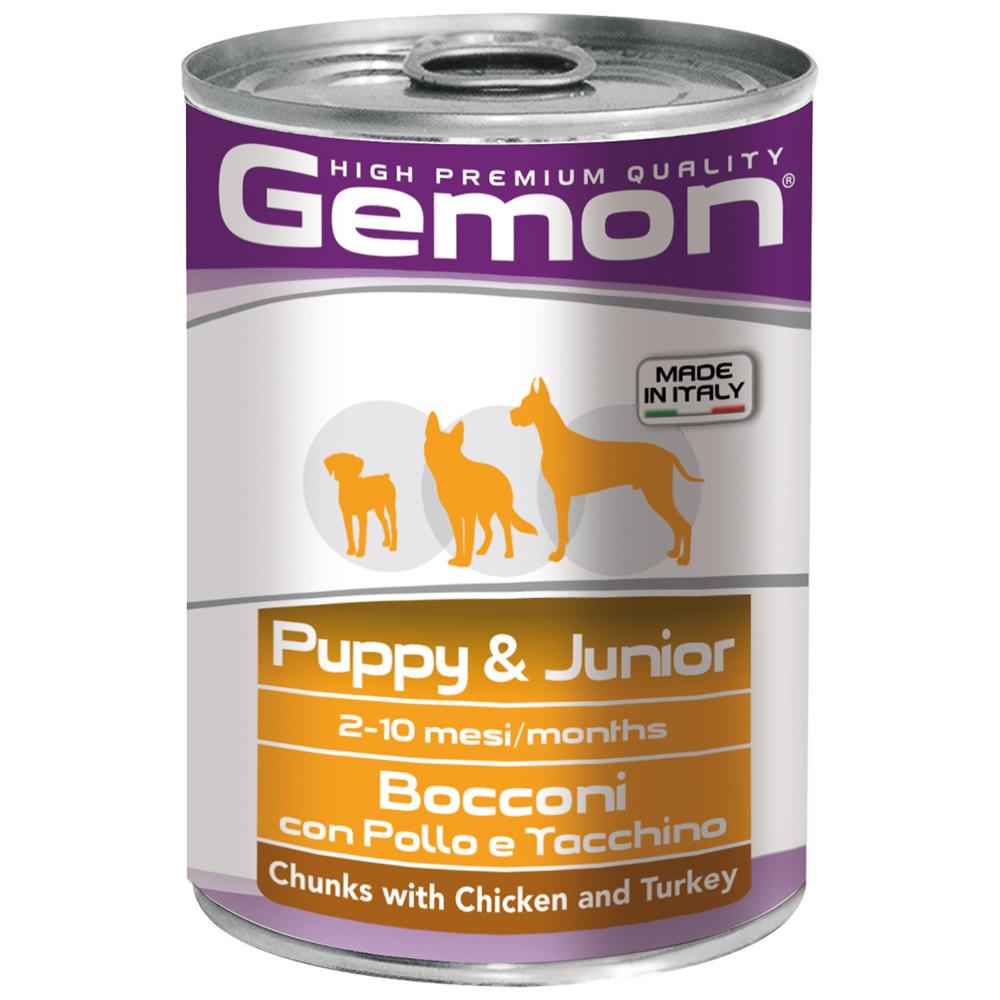 Gemon Adult All Breeds Puppy and Junior с курицей и с индейкой 400гр