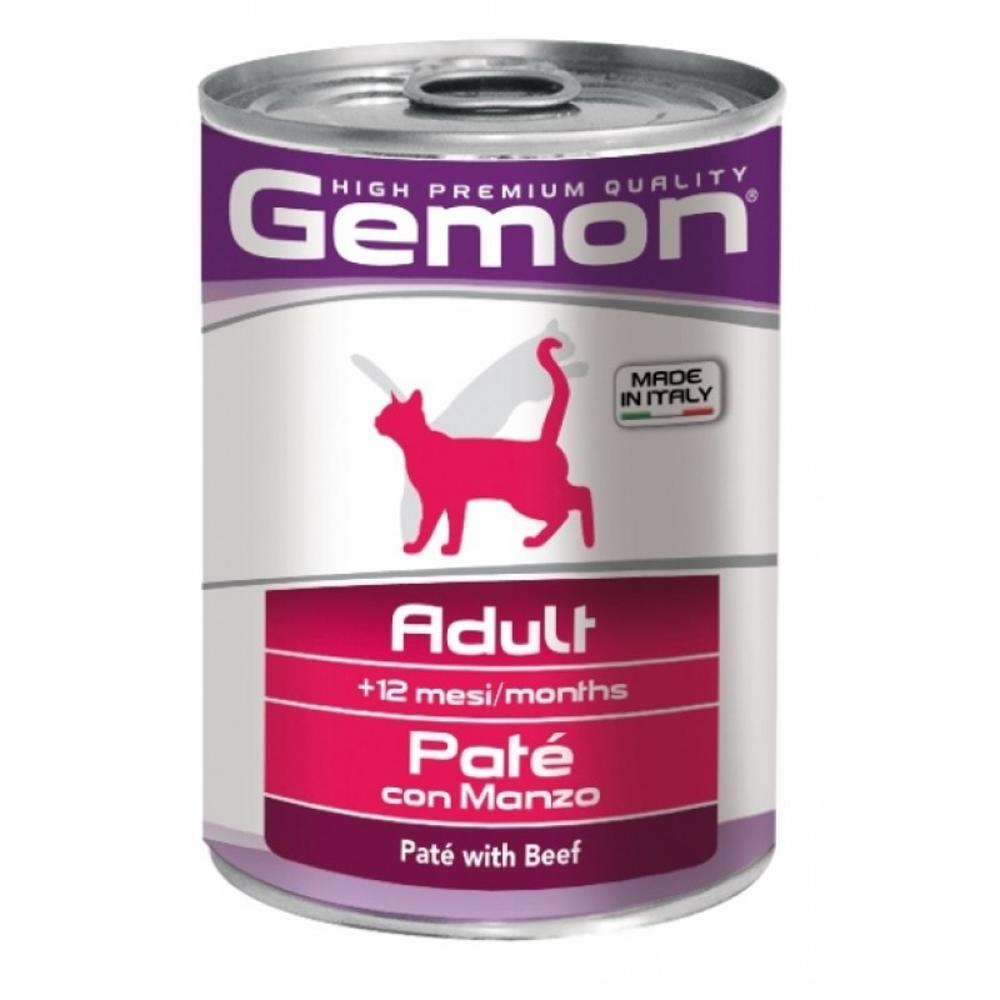 Gemon Adult для  кошек c говядиной 400гр изображение