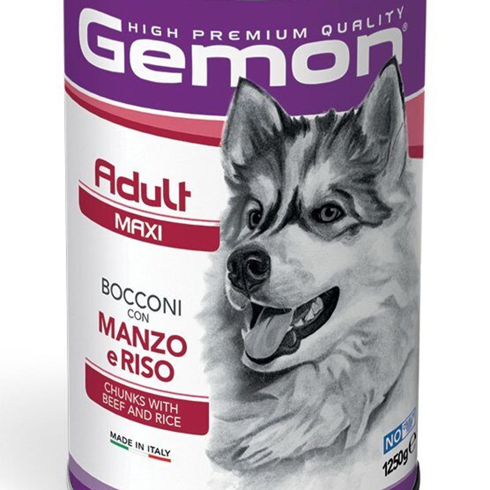 Gemon Maxi Adult All Breeds с говядиной и рисом  1250g