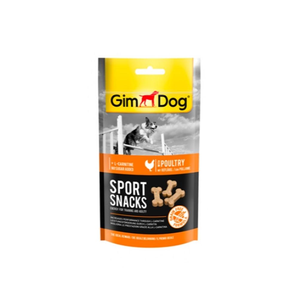 Лакомства Gim Dog sport snack poultry, 60 гр