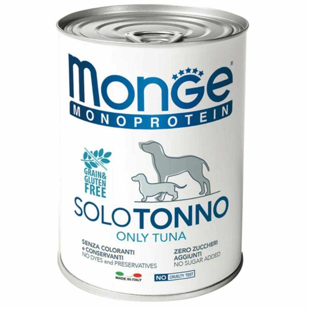 Консервы для собак Monge Monoprotein с тунцом 400гр изображение