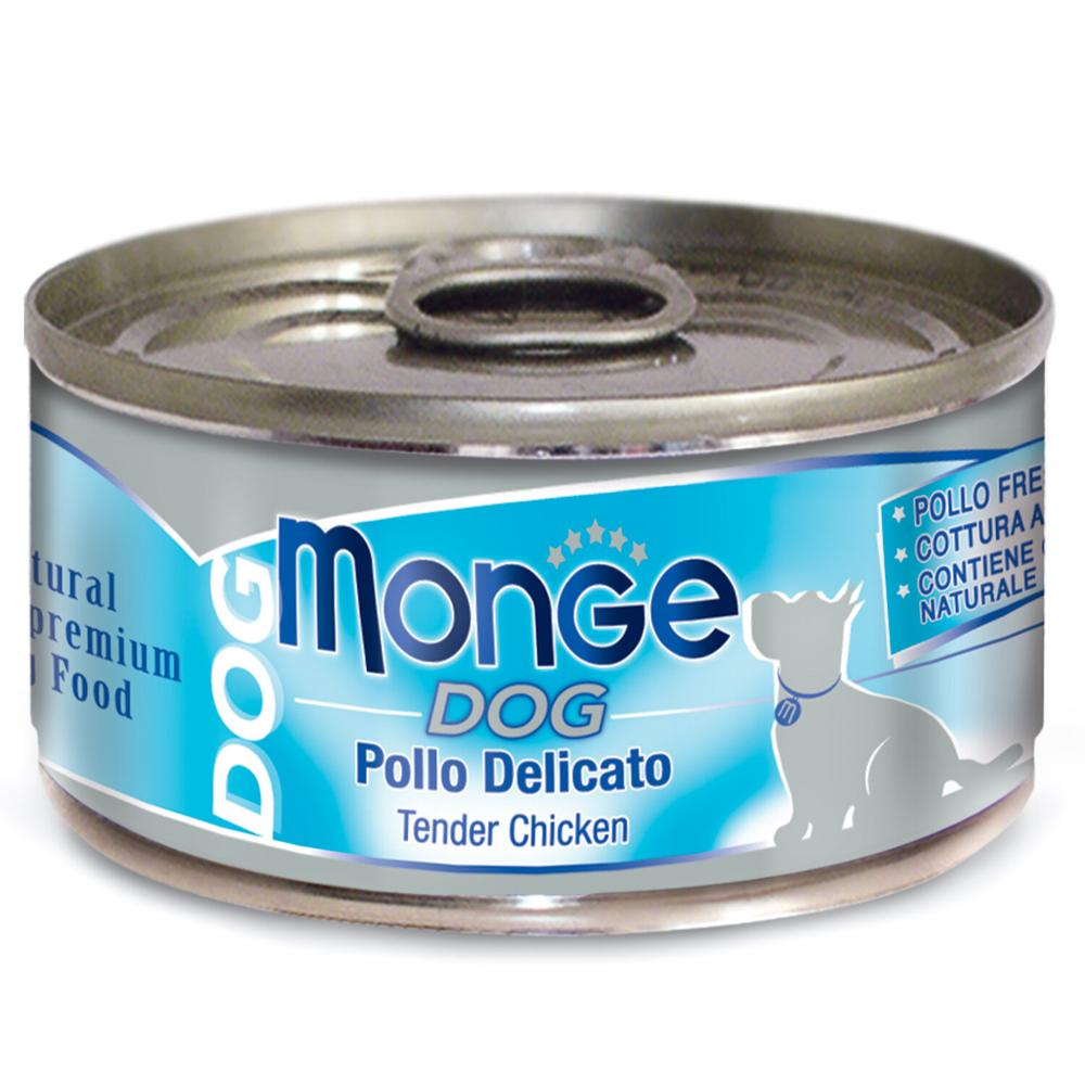 Консервы для Собак Monge Natural из нежной курицы 95g  изображение