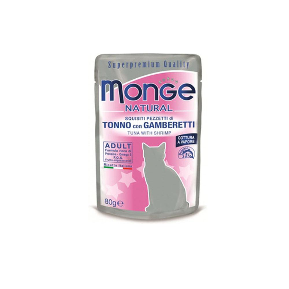 Monge Natural Тунец с креветкой  80g изображение