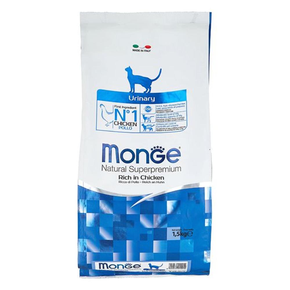 Monge  Urinary сухой корм для профилактики МКБ кошек  1,5кг изображение