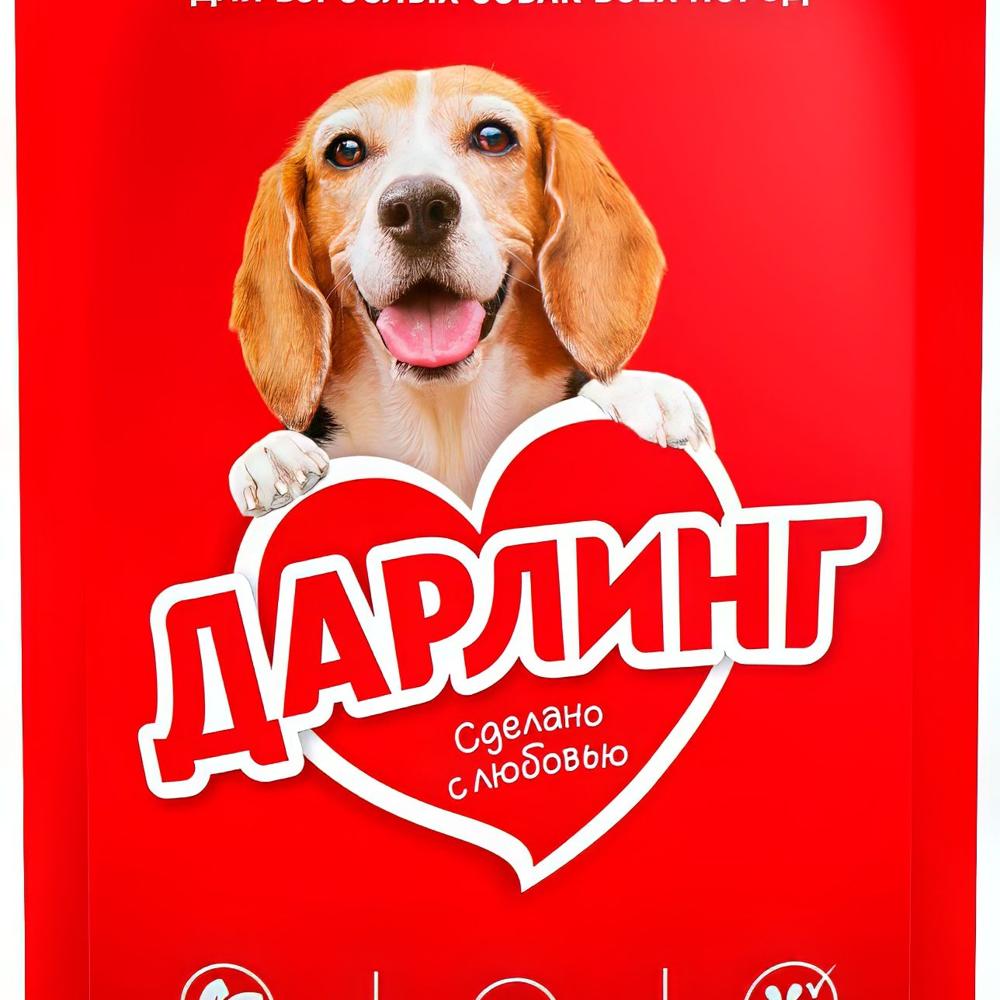 Влажный корм для собак Darling с говядиной 75 гр изображение